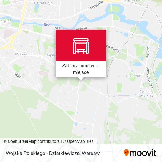 Mapa Wojska Polskiego - Dziatkiewicza