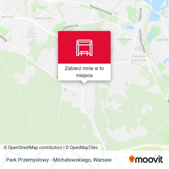 Mapa Park Przemysłowy - Michałowskiego