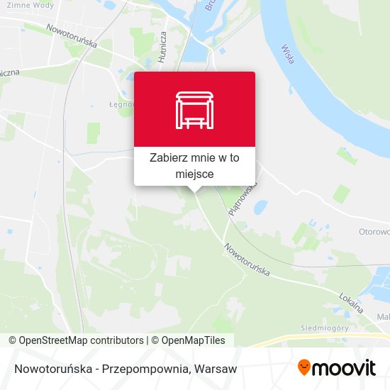 Mapa Nowotoruńska - Przepompownia