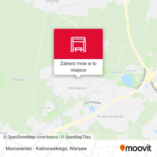 Mapa Murowaniec - Kalinowskiego