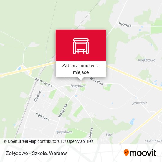 Mapa Żołędowo - Szkoła