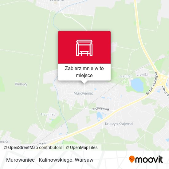 Mapa Murowaniec - Kalinowskiego