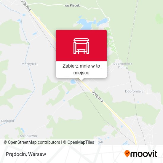 Mapa Prądocin