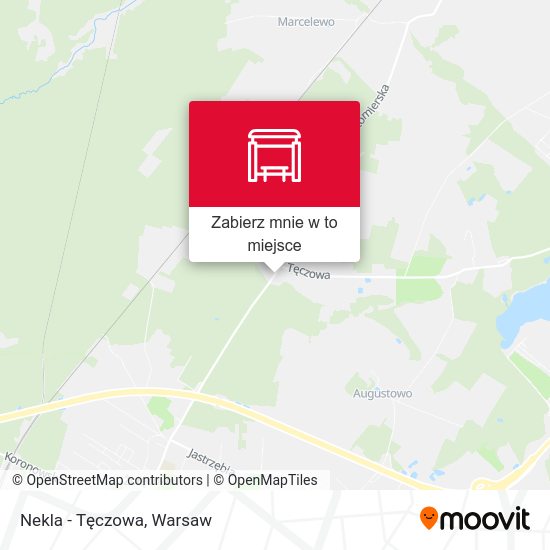 Mapa Nekla - Tęczowa