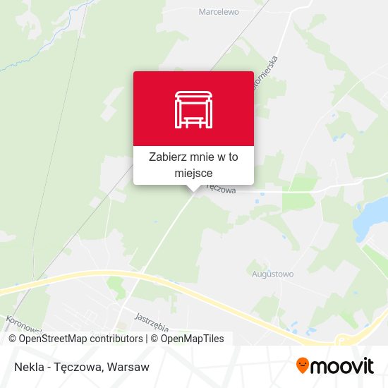 Mapa Nekla - Tęczowa