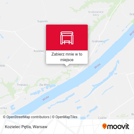 Mapa Kozielec Pętla