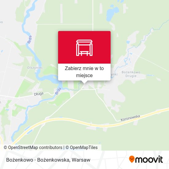 Mapa Bożenkowo - Bożenkowska