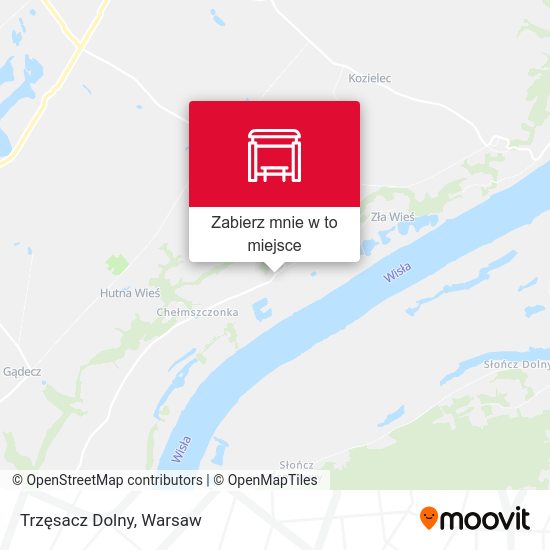 Mapa Trzęsacz Dolny