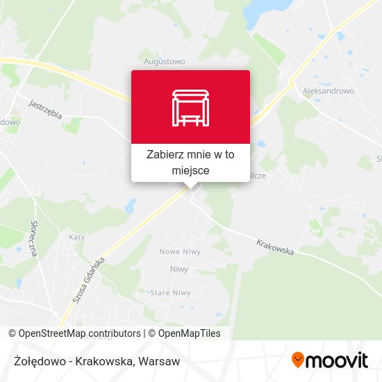 Mapa Żołędowo - Krakowska