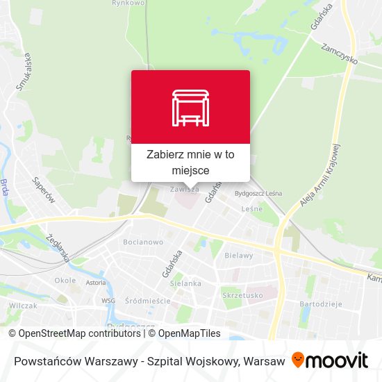 Mapa Powstańców Warszawy - Szpital Wojskowy