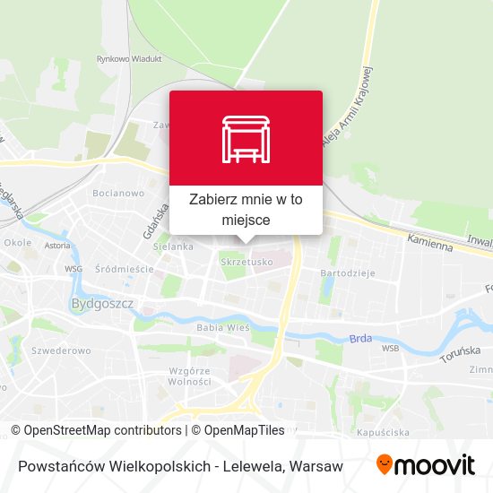 Mapa Powstańców Wielkopolskich - Lelewela