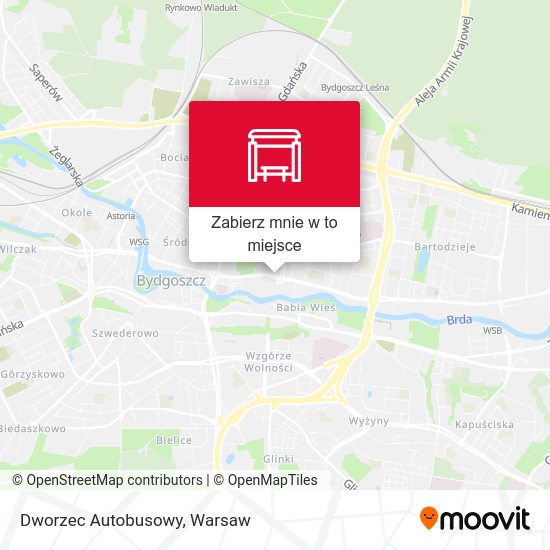 Mapa Dworzec Autobusowy