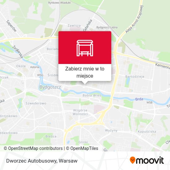 Mapa Dworzec Autobusowy