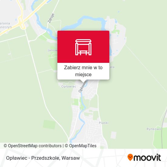 Mapa Opławiec - Przedszkole