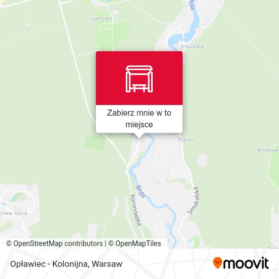 Mapa Opławiec - Kolonijna