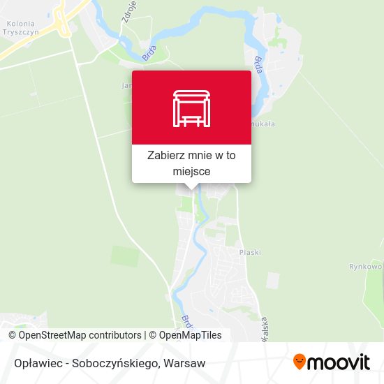 Mapa Opławiec - Soboczyńskiego