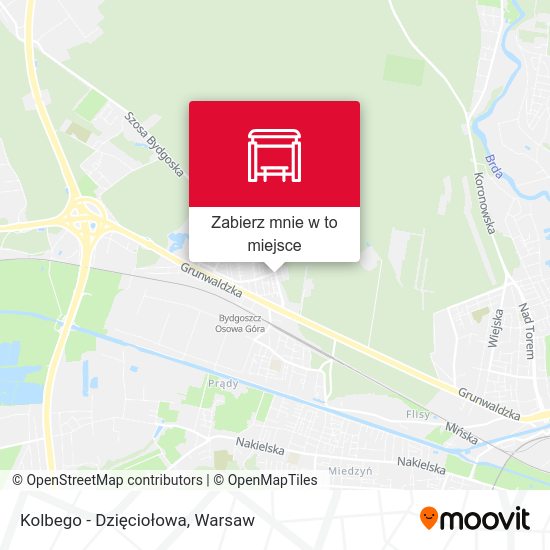 Mapa Kolbego - Dzięciołowa