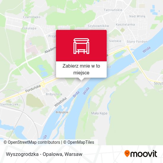 Mapa Wyszogrodzka - Opalowa