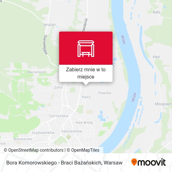 Mapa Bora Komorowskiego - Braci Bażańskich