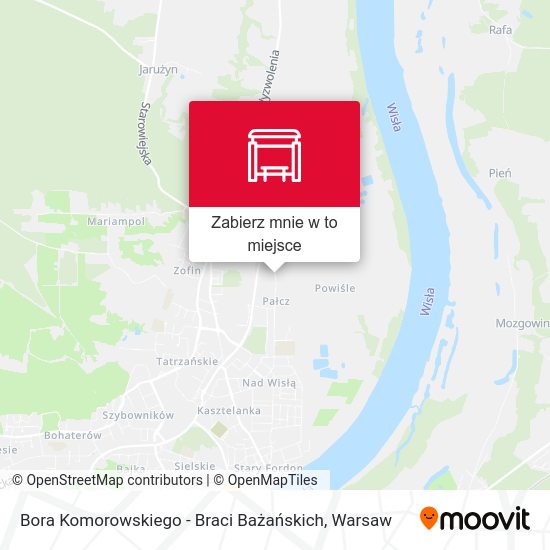 Mapa Bora Komorowskiego - Braci Bażańskich