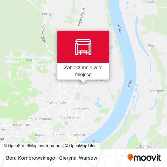 Mapa Bora Komorowskiego - Gieryna