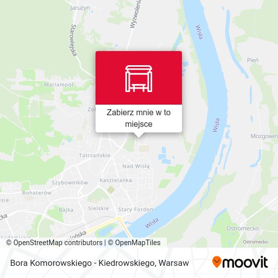 Mapa Bora Komorowskiego - Kiedrowskiego