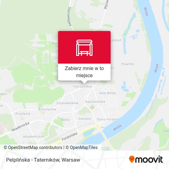 Mapa Pelplińska - Taterników