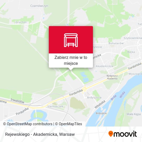 Mapa Rejewskiego - Akademicka