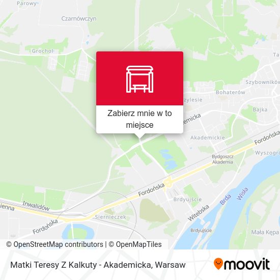 Mapa Matki Teresy Z Kalkuty - Akademicka