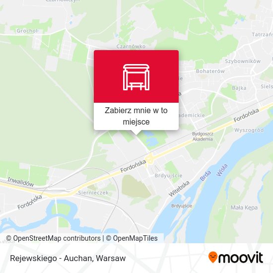 Mapa Rejewskiego - Auchan