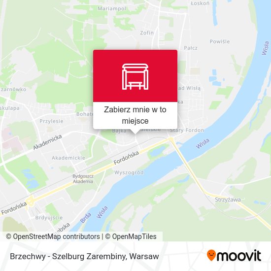 Mapa Brzechwy - Szelburg Zarembiny