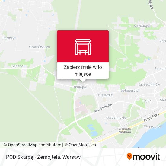 Mapa POD Skarpą - Żemojtela