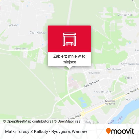 Mapa Matki Teresy Z Kalkuty - Rydygiera