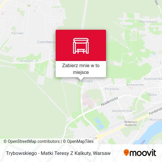 Mapa Trybowskiego - Matki Teresy Z Kalkuty