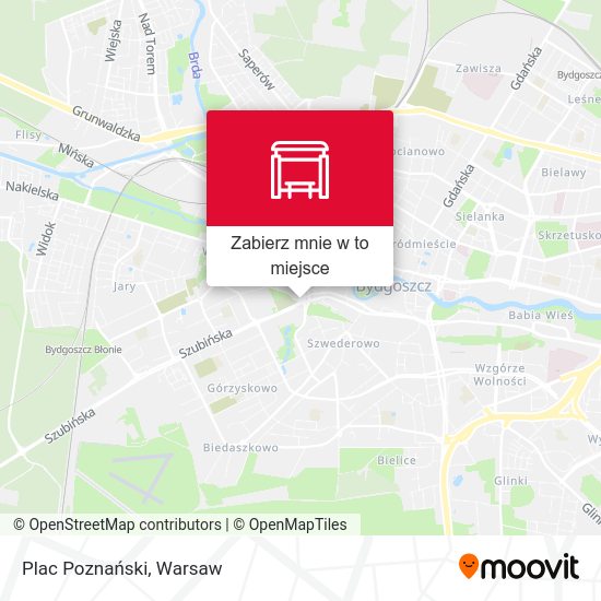 Mapa Plac Poznański