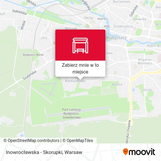 Mapa Inowrocławska - Skorupki