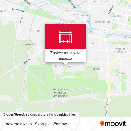 Mapa Inowrocławska - Skorupki