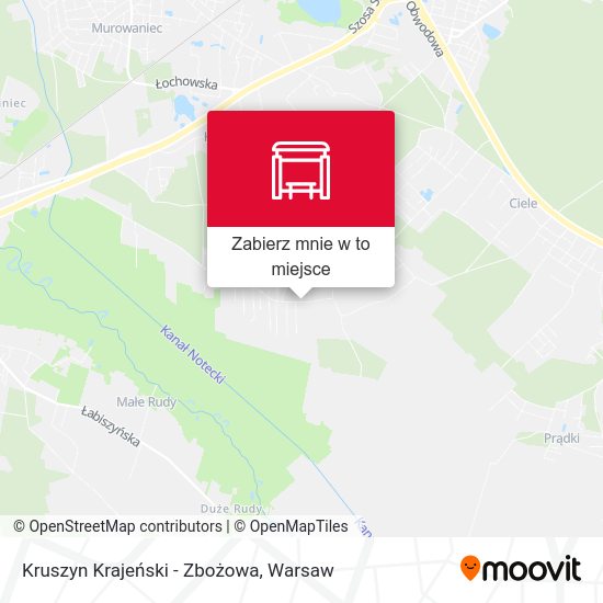 Mapa Kruszyn Krajeński - Zbożowa