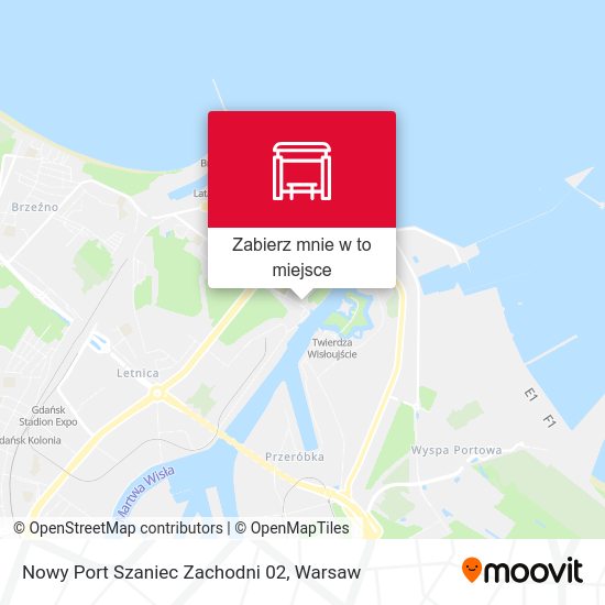 Mapa Nowy Port Szaniec Zachodni 02