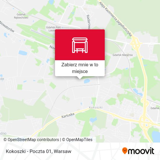 Mapa Kokoszki - Poczta 01