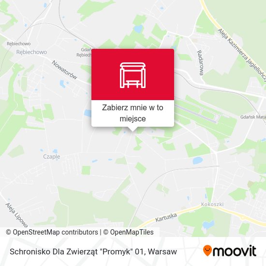 Mapa Schronisko Dla Zwierząt "Promyk" 01