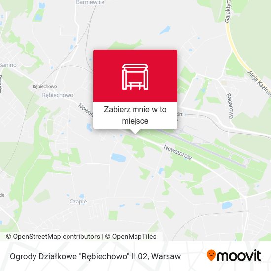 Mapa Ogrody Działkowe "Rębiechowo" II 02