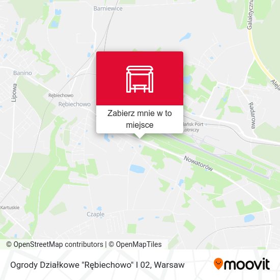 Mapa Ogrody Działkowe "Rębiechowo" I 02