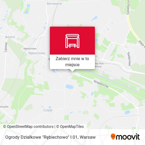 Mapa Ogrody Działkowe "Rębiechowo" I 01