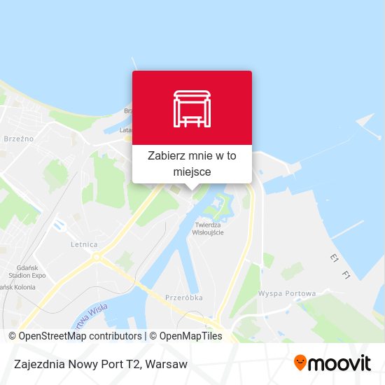 Mapa Zajezdnia Nowy Port T2