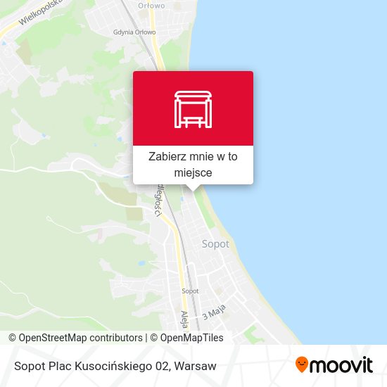 Mapa Sopot Plac Kusocińskiego 02