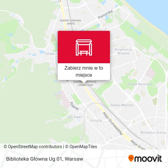 Mapa Biblioteka Główna Ug 01