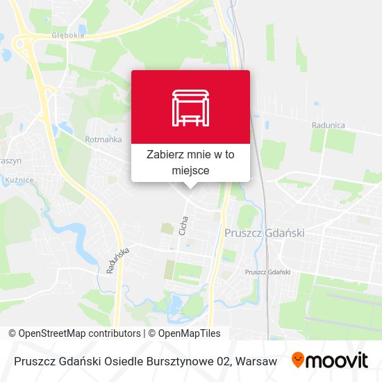 Mapa Pruszcz Gdański Osiedle Bursztynowe 02