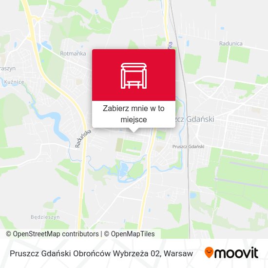 Mapa Pruszcz Gdański Obrońców Wybrzeża 02