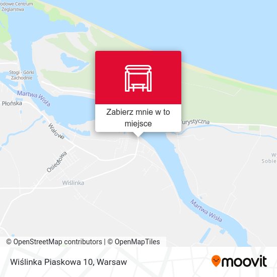 Mapa Wiślinka Piaskowa 10